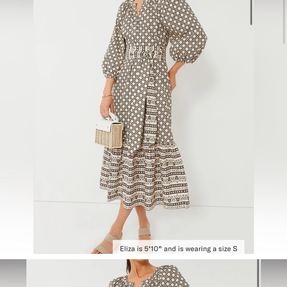 Tuckernuck dress midi geometric - Picture 3 of 3